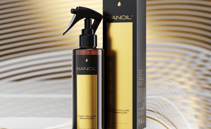 spray para cabello de apariencia voluminosa nanoil